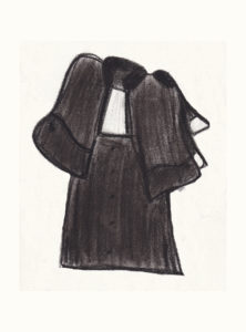 Dessin robe d'avocat